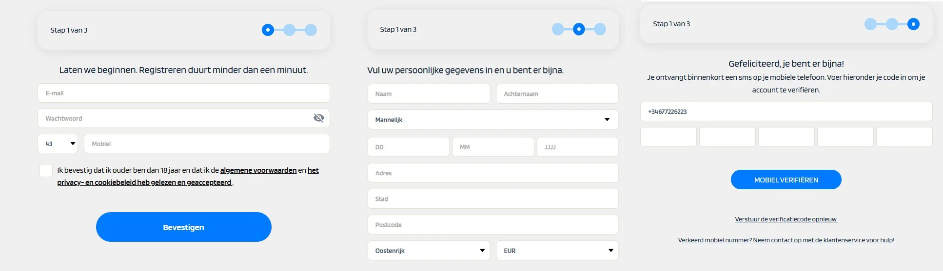 JaaBet Casino Registratie en KYC