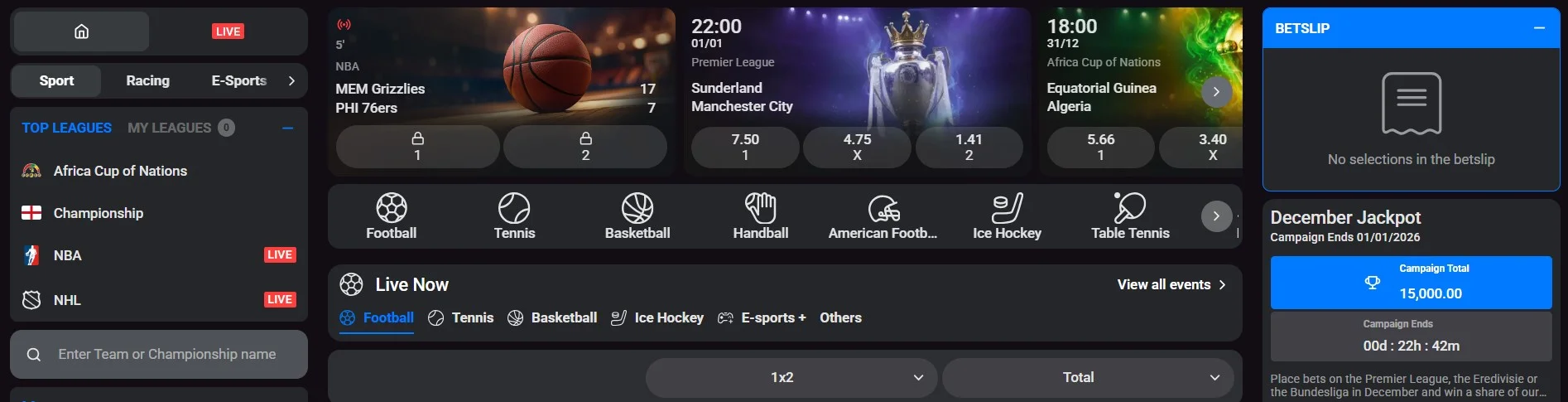 JaaBet Casino Sportweddenschappen
